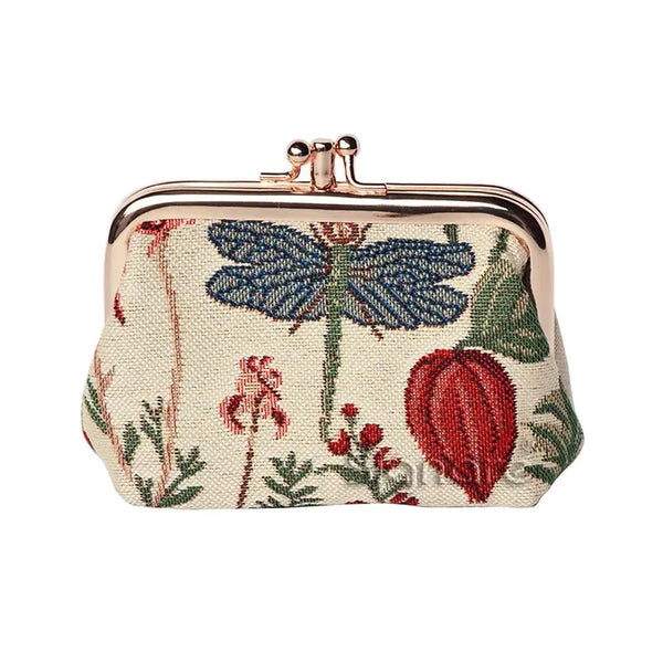 Morning Garden Coin Clasp Frame Purse Wallet Signare USA