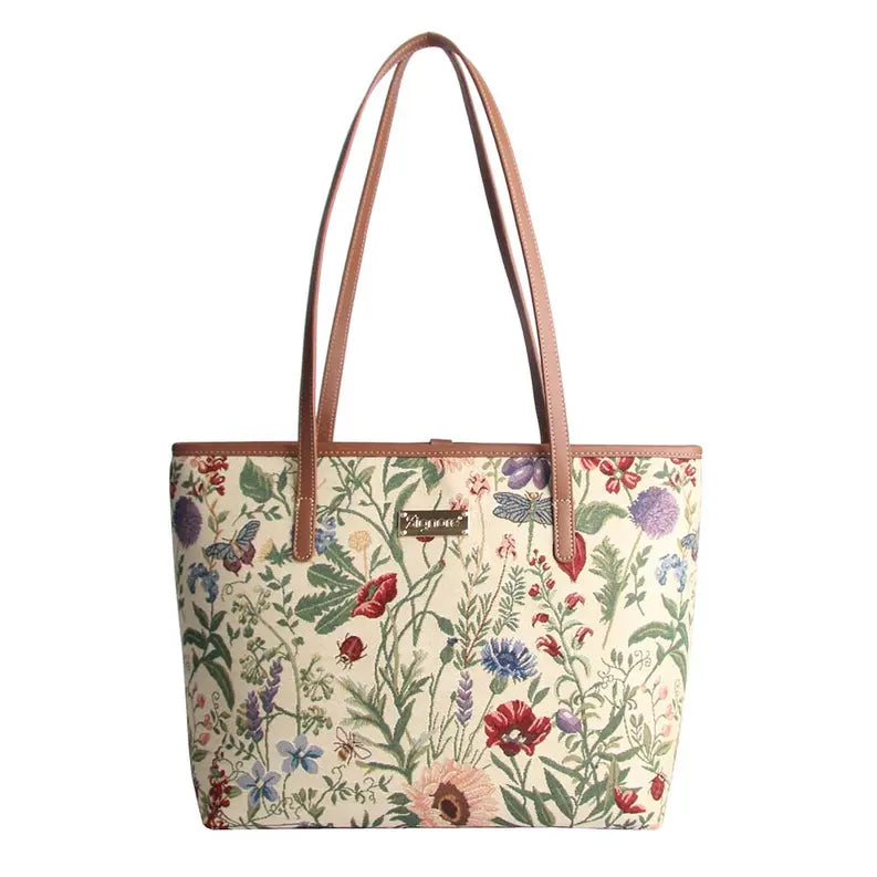 Morning Garden College/Shoulder Tote Bag Signare USA
