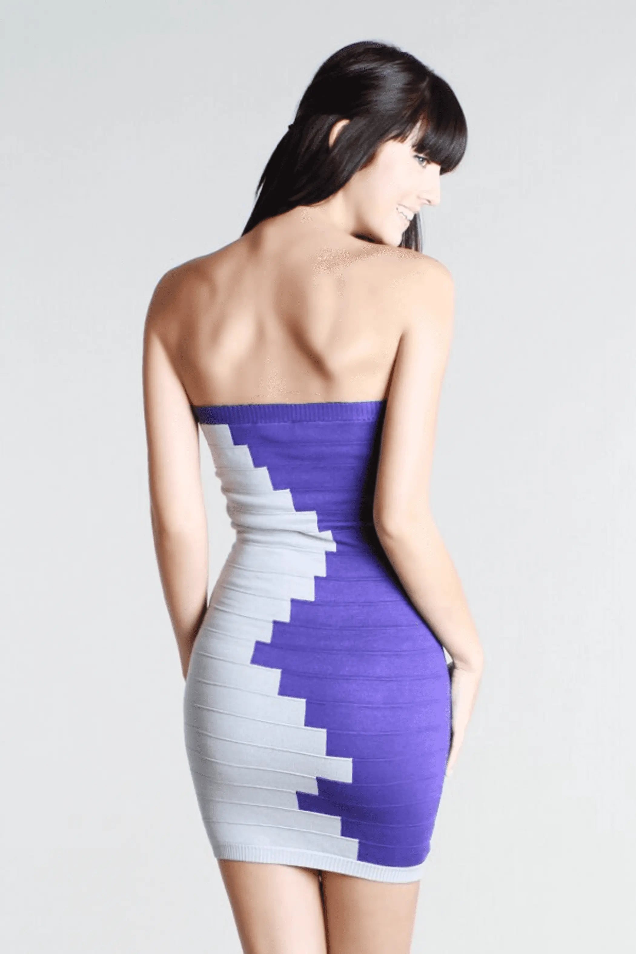 Mosaic Patterned Tube Dress SurelyMine
