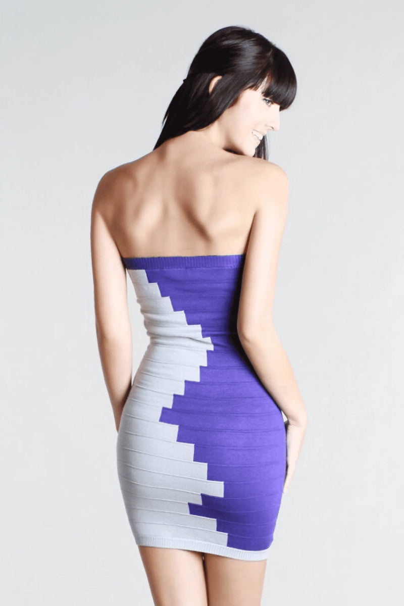Mosaic Patterned Tube Dress SurelyMine