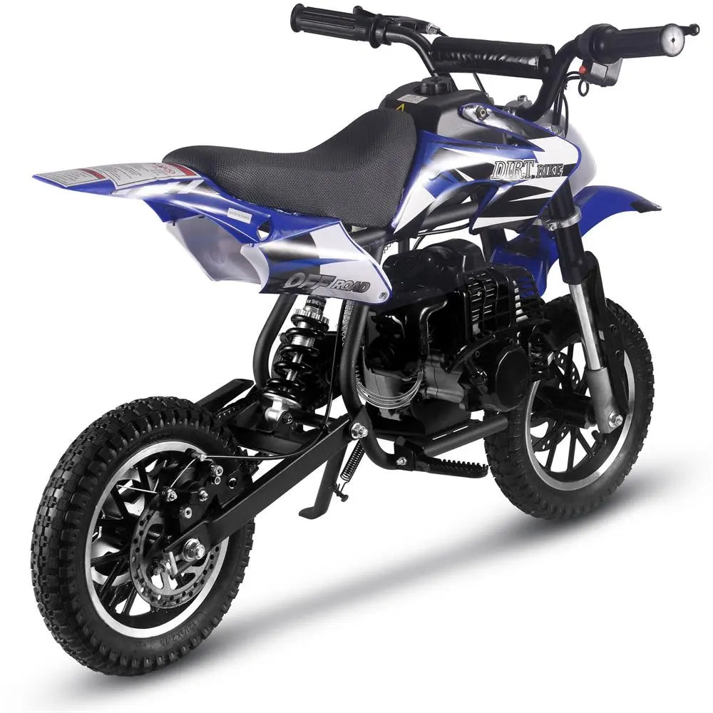 Mototec Alien Db-01 50cc 2-stroke Kids Dirt Bike Blue MotoTec