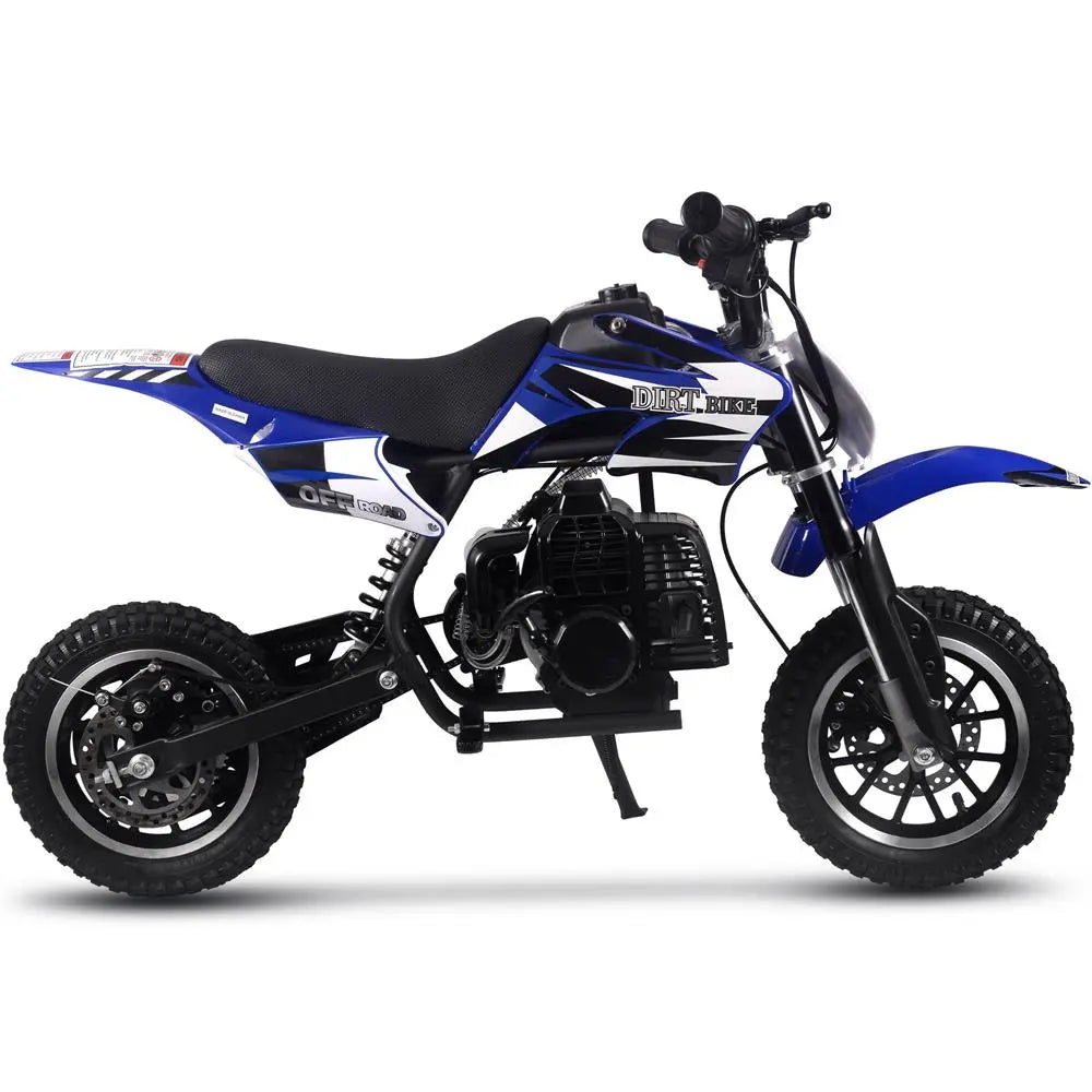 Mototec Alien Db-01 50cc 2-stroke Kids Dirt Bike Blue MotoTec