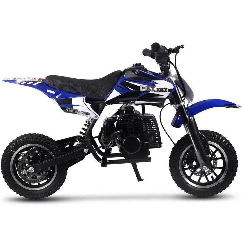 Mototec Alien Db-01 50cc 2-stroke Kids Dirt Bike Blue MotoTec