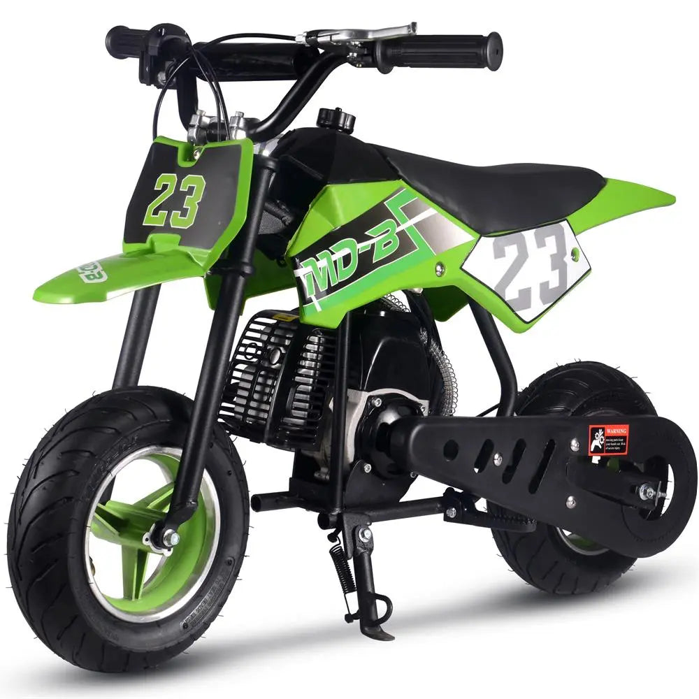 Mototec Db-02 50cc 2-stroke Kids Supermoto Dirt Bike Green MotoTec
