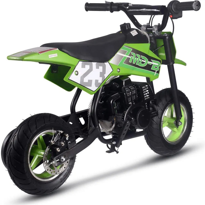 Mototec Db-02 50cc 2-stroke Kids Supermoto Dirt Bike Green MotoTec