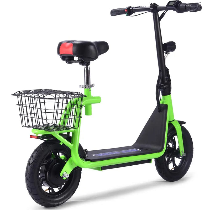 Mototec Metro 36v 500w Lithium Electric Scooter Green MotoTec