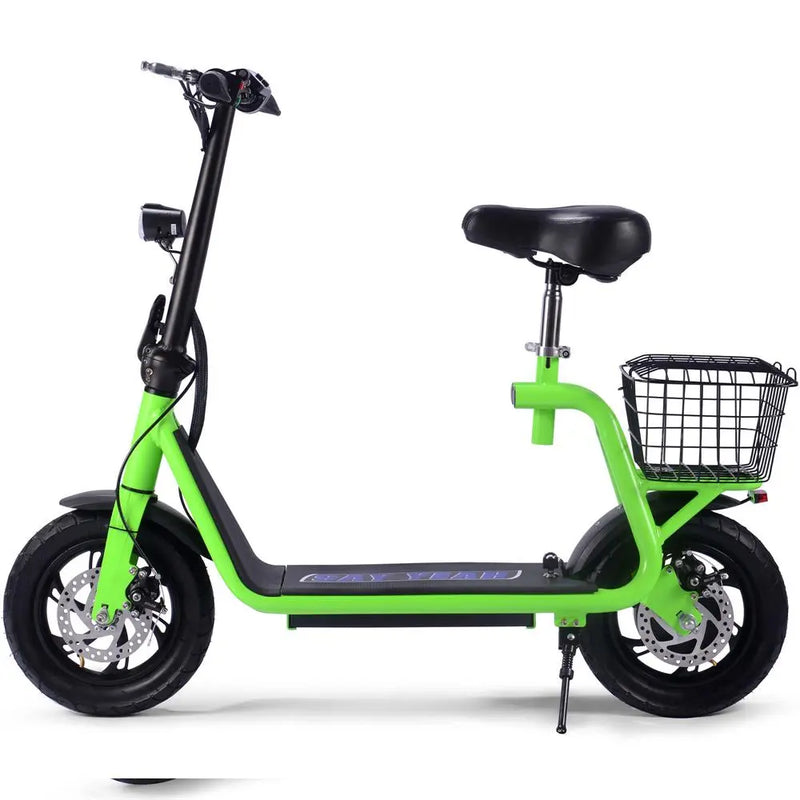 Mototec Metro 36v 500w Lithium Electric Scooter Green MotoTec