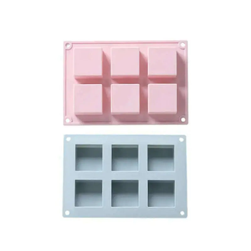 Mould-For-Handmade-Craft-Soap-Mold-Candy-Color-6-Cavity-Silicone-Plain-Basic-Rectangle-Soap-Mold-Silicone-GreatEagleInc-334236737