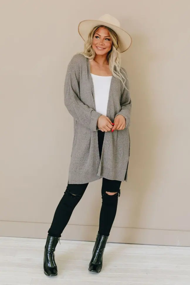 Mountain View Knit Cardigan Stay Warm in Style