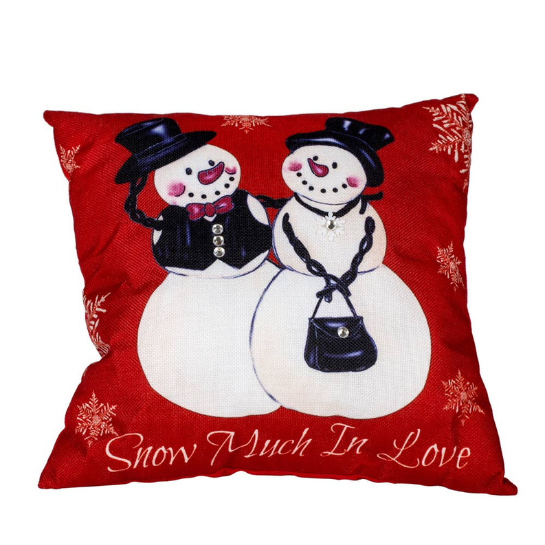 Mr And Mrs Snow Pillow Dicksons Inc