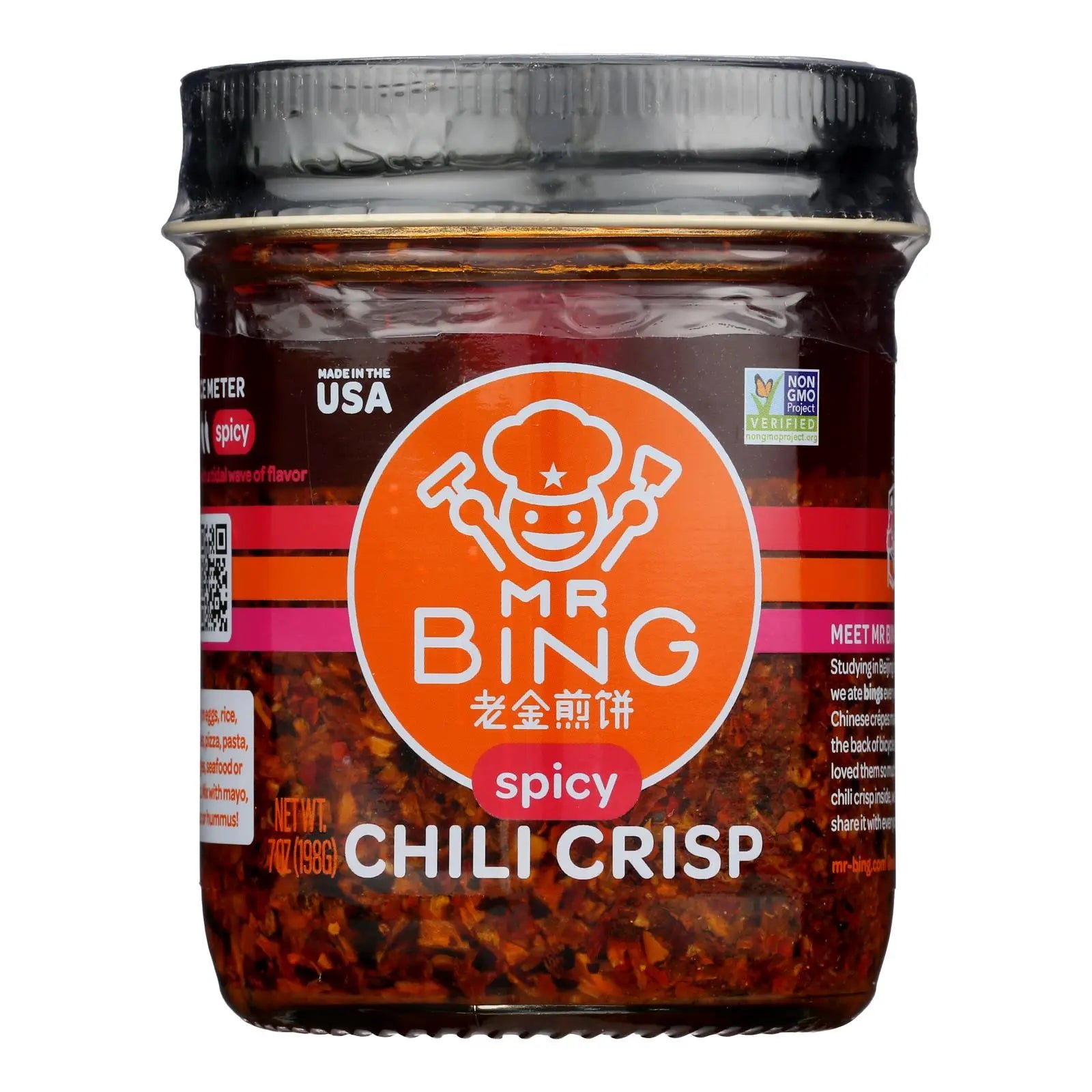 Mr. Bing - Seasn Chili Crisp Spicy - Case Of 6-7 Oz Mr. Bing