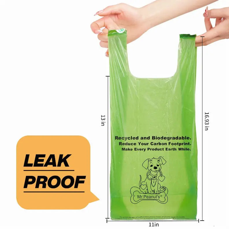 Mr. Peanut's XL Pooper Scooper BioDegradable Recycled Plant Based Waste Bags Mr. Peanut's Premium Products