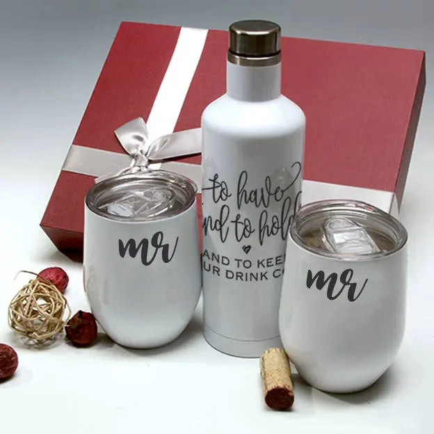 Mr. and Mrs. Boxed Gift Set (Also LGBTQ) LIANE FRIED STUDIO