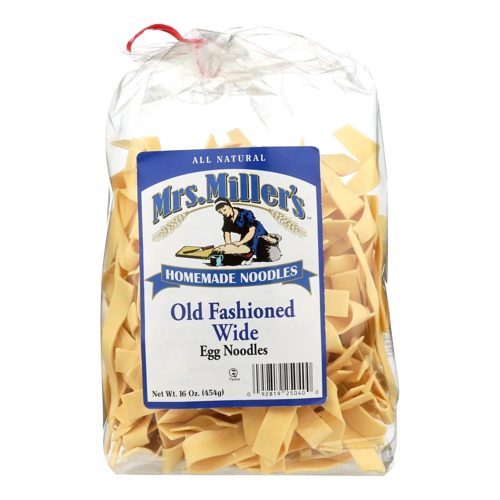 Mrs. Miller's Old Fashioned Wide Egg Noodles  - Case Of 6 - 16 Oz Mrs. Miller's Homemade Noodles