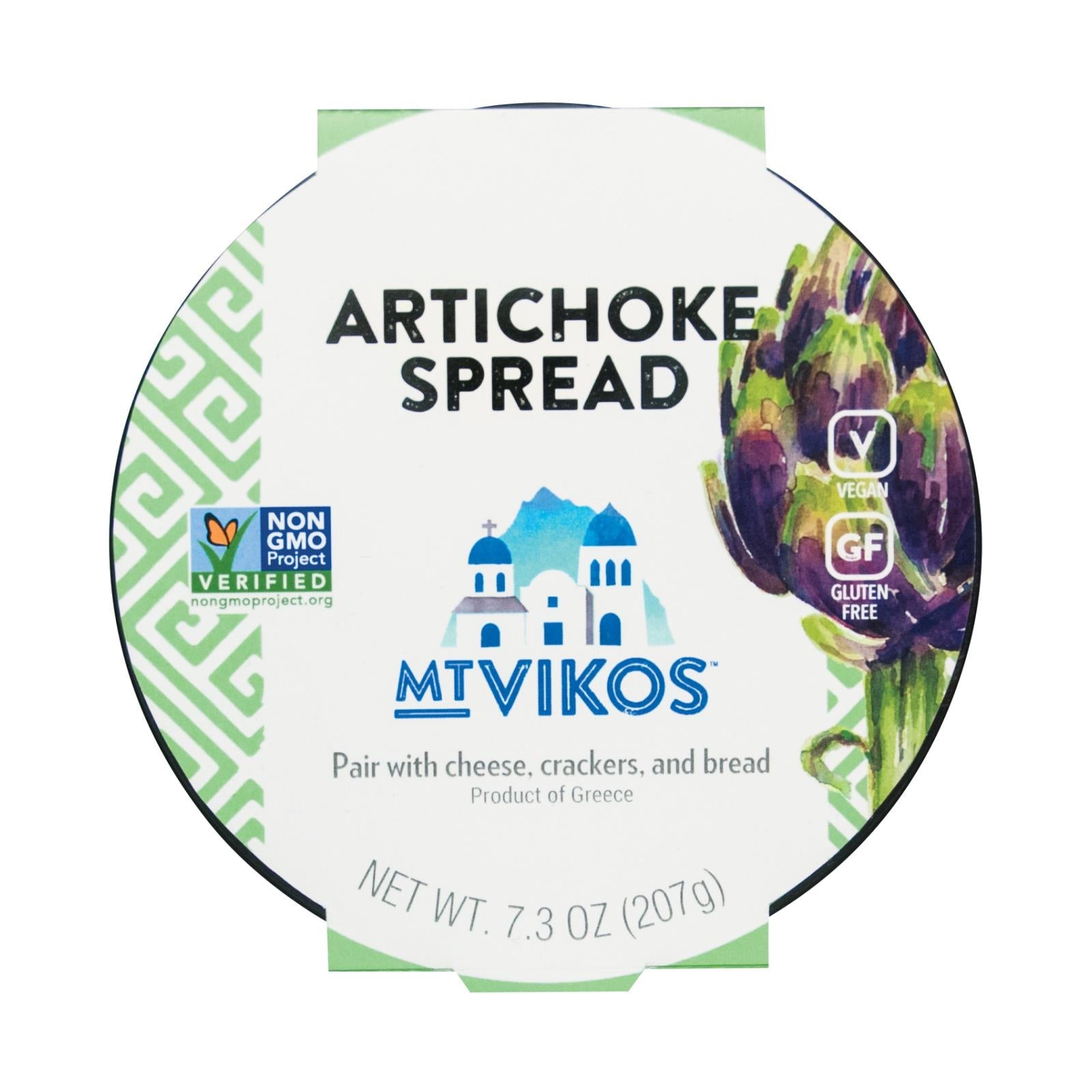Mt Vikos Artichoke Spread - Case Of 6 - 7.3 Oz Mt Vikos
