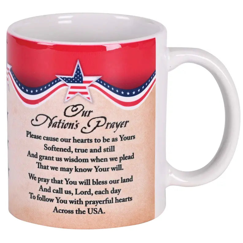Mug Ceramic Our Nations Prayer 11 Oz Dicksons Inc