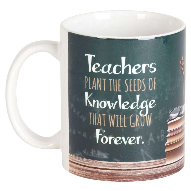 Mug Ceramic Teachers Plant The Seed Dicksons Inc