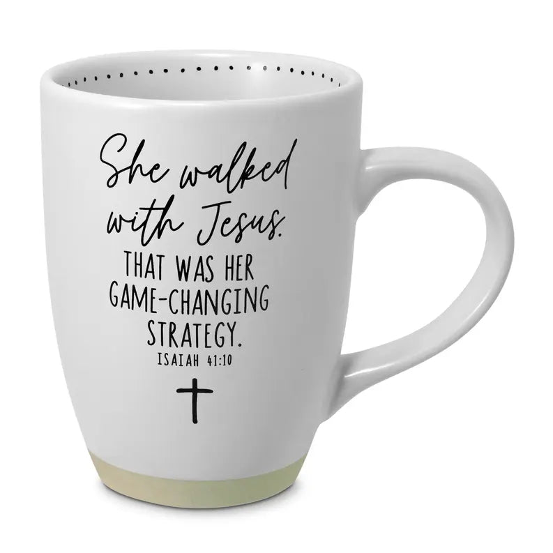 Mug She Walked Jesus White Ceramic 17Oz Dicksons Inc