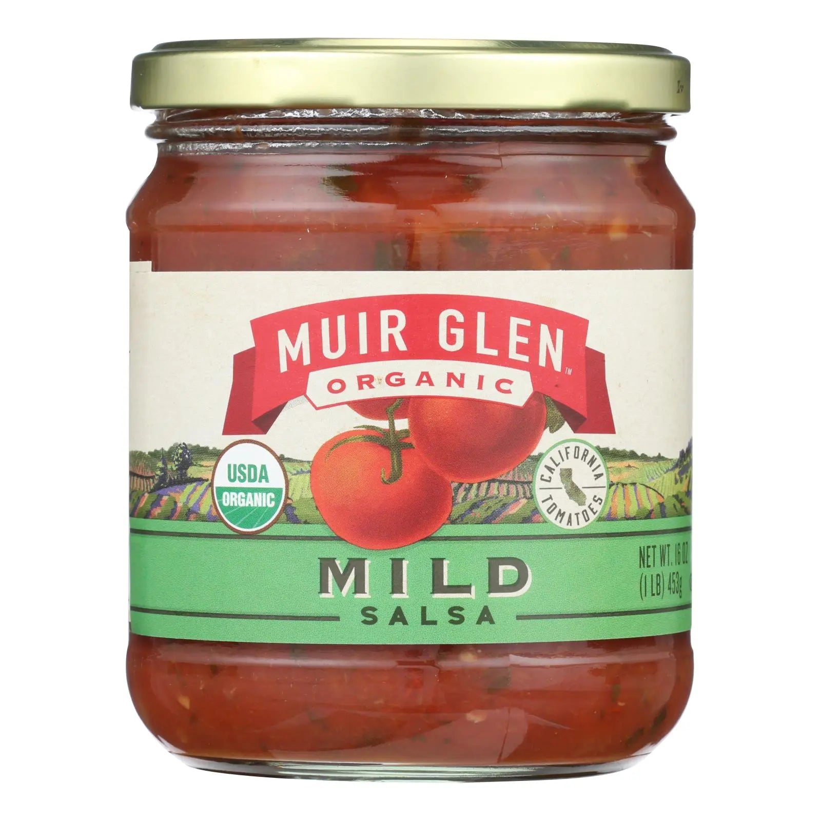 Muir Glen Muir Glen Mild Salsa - Tomato - Case Of 12 - 16 Oz. Muir Glen