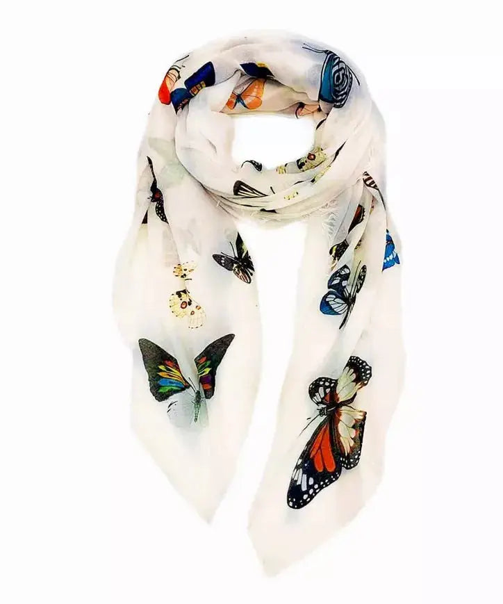 Multi Butterfly Scarf JC Sunny Fashion