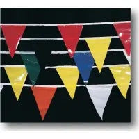 Multicolor Pennant Banner Flags, 60Ft MUTUAL INDUSTRIES INC.