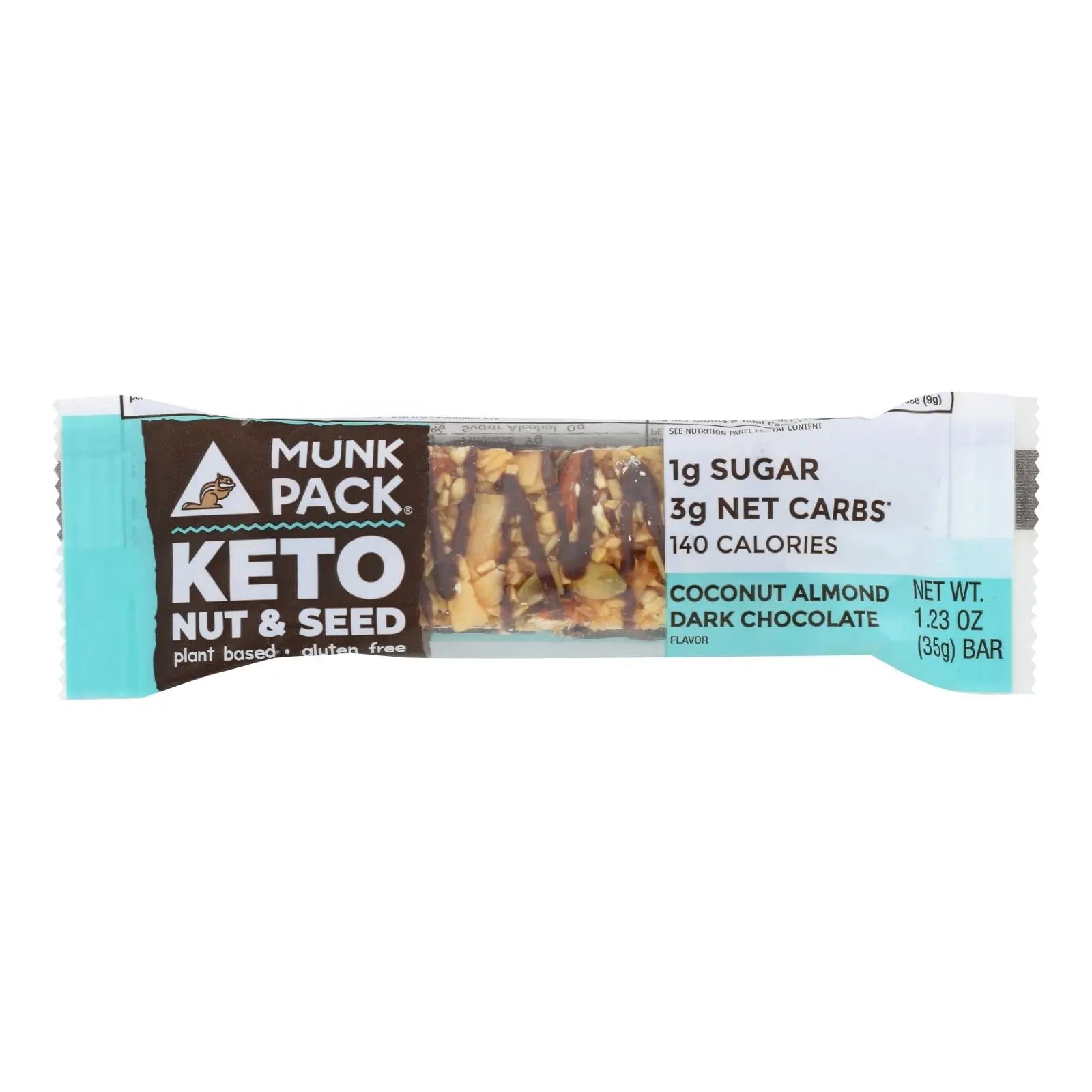 Munk Pack - Br Coconut Almond Dark Chocolate Kto - Case Of 12-1.23 Oz Munk Pack