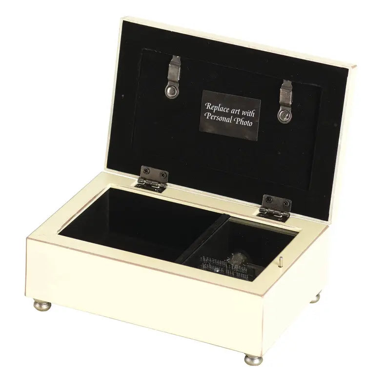 Music Box Baptism Ivory Plays Ave Maria Dicksons Inc