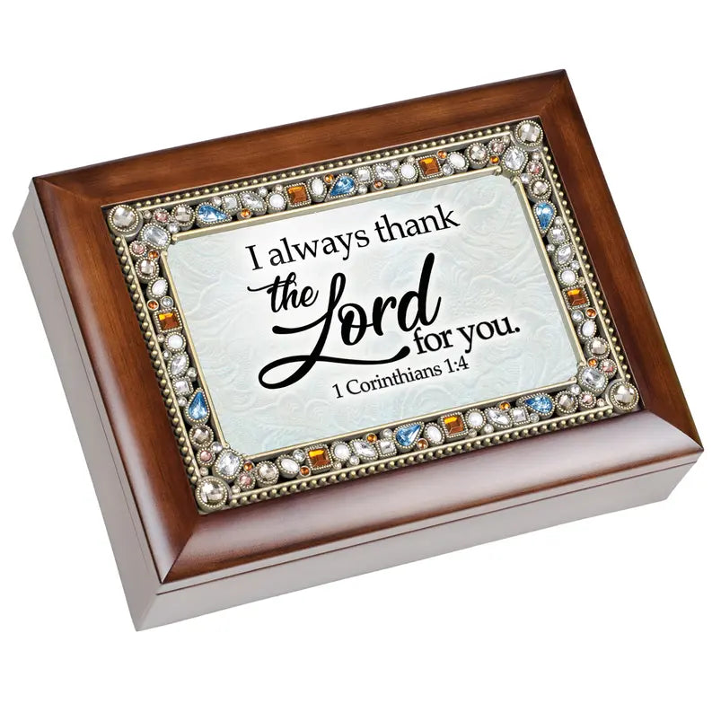 Music Box I Always Thank Lord 1Cor.1:4 Dicksons Inc