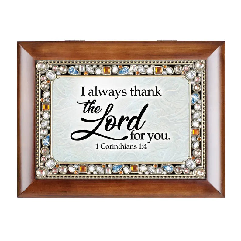 Music Box I Always Thank Lord 1Cor.1:4 Dicksons Inc