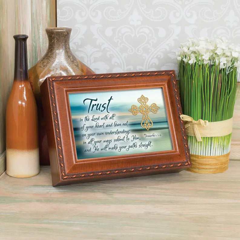 Music Box Trust In The Lord Prov. 3:5-6 Dicksons Inc