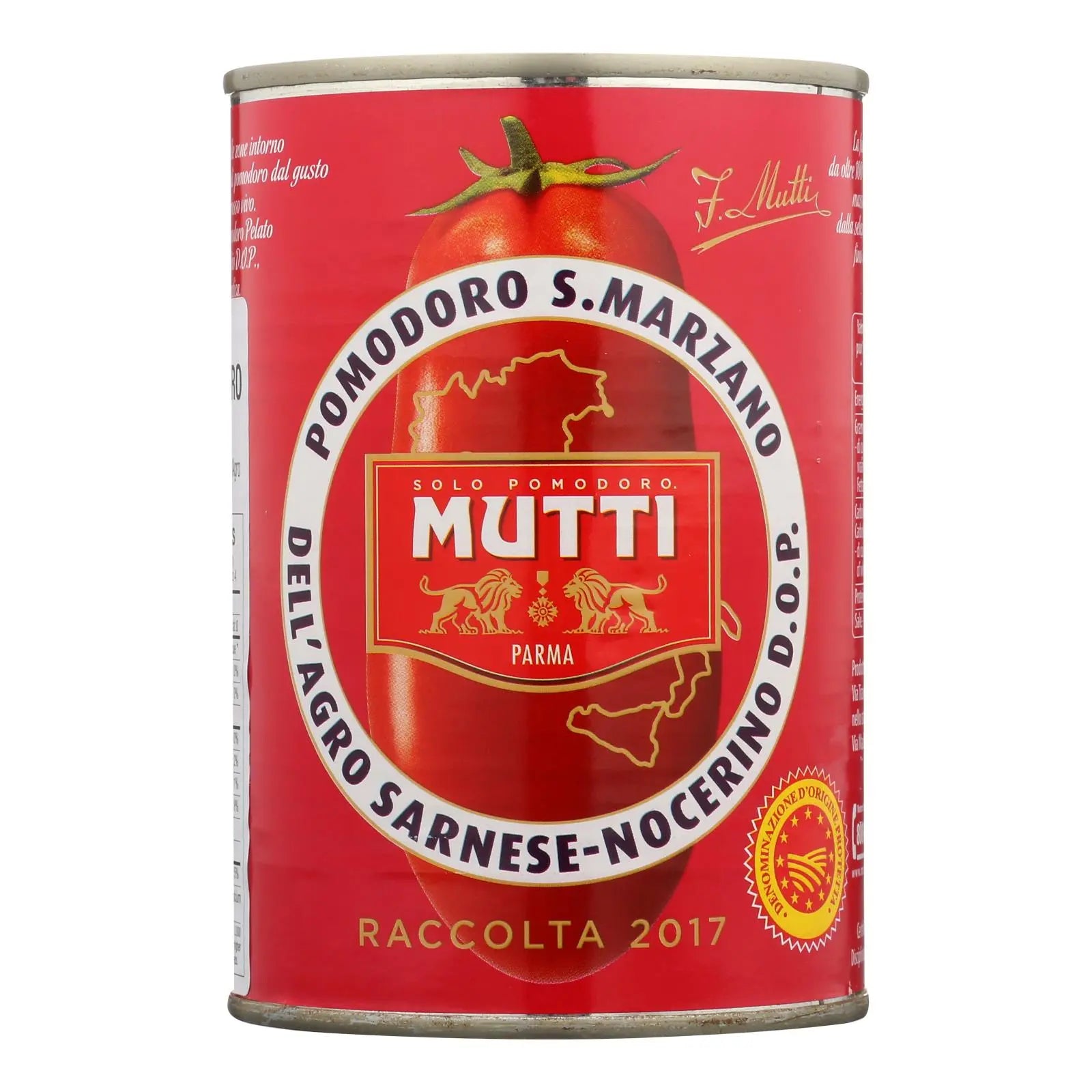 Mutti San Marzano Pdo Whole Peeled Tomatoes - Case Of 6 - 14 Oz Mutti