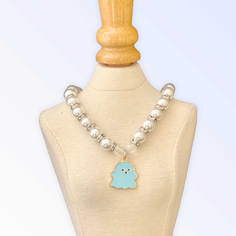 My Fa-BOO-Lous Pearl Ghost Necklace Bark Fifth Avenue