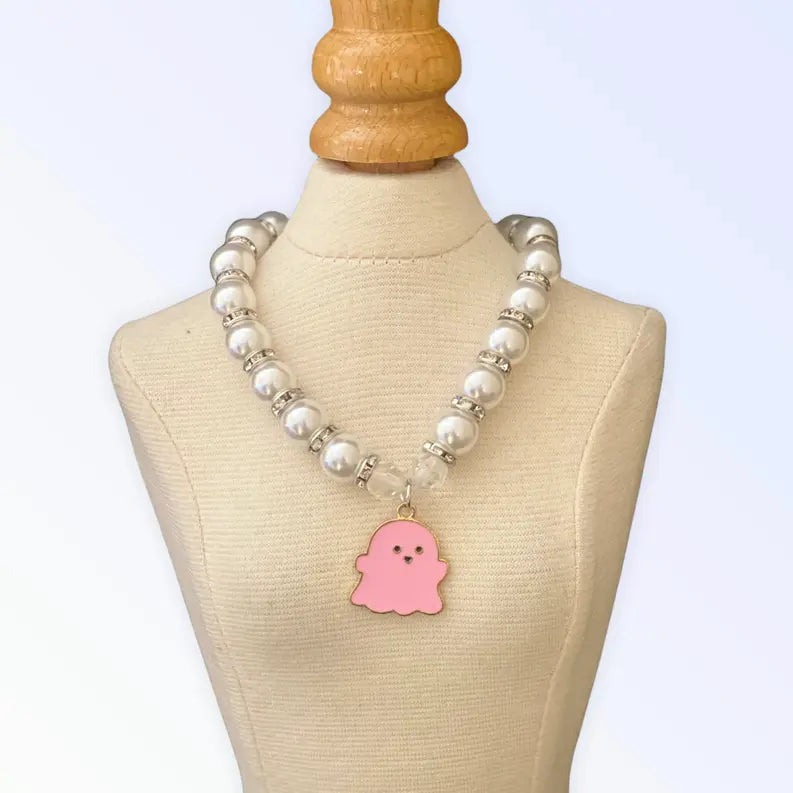 My Fa-BOO-Lous Pearl Ghost Necklace Bark Fifth Avenue