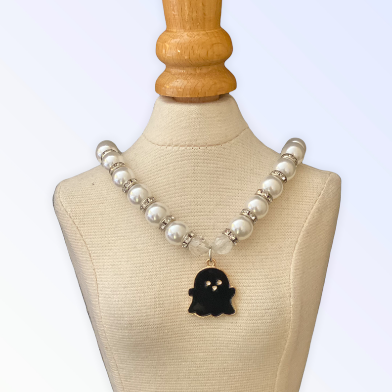 My Fa-BOO-Lous Pearl Ghost Necklace Bark Fifth Avenue