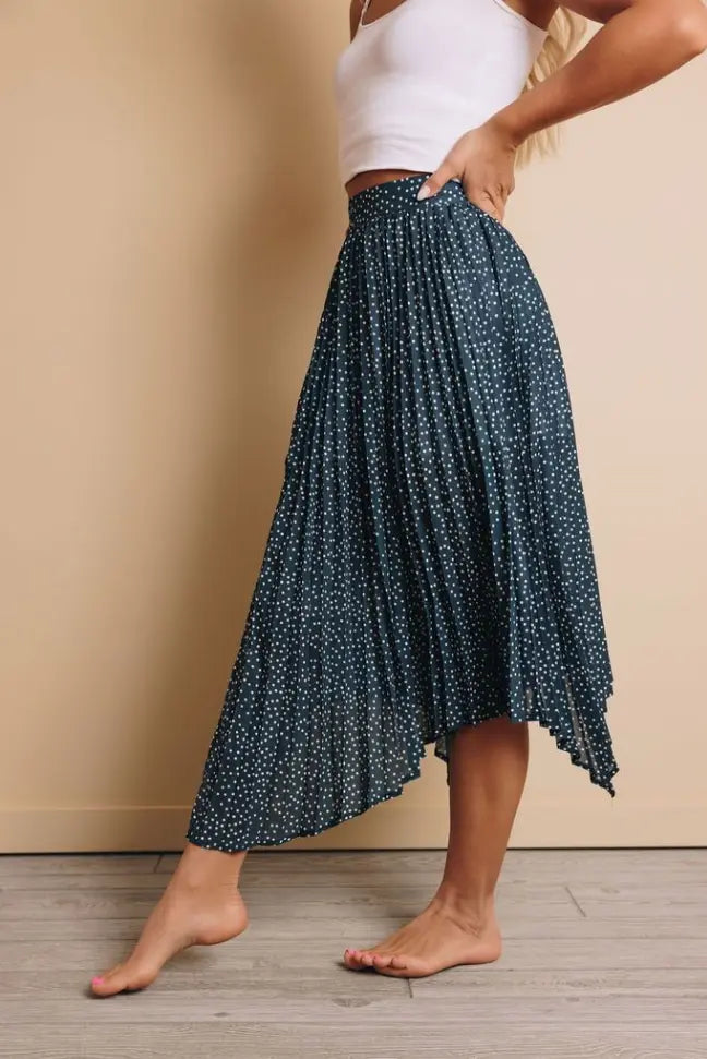 Myers Printed Maxi Skirt Stay Warm in Style