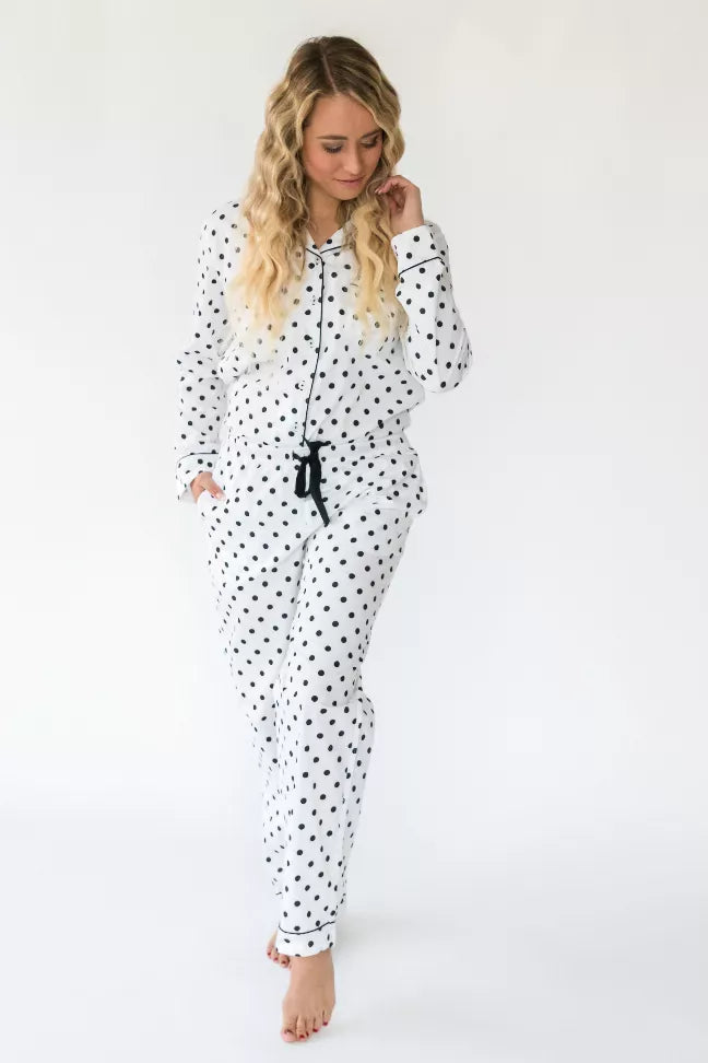 Myra Women's Long Sleeve Shirt & Pajama Set Alto Modas