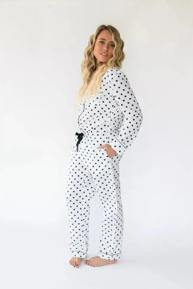 Myra Women's Long Sleeve Shirt & Pajama Set Alto Modas