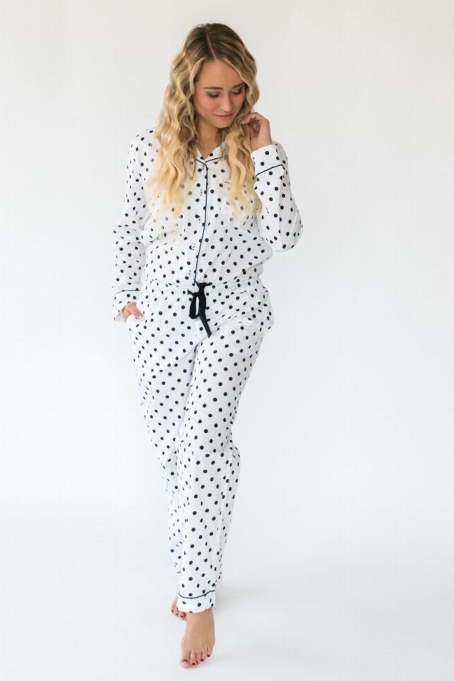 Myra Women's Long Sleeve Shirt & Pajama Set Alto Modas
