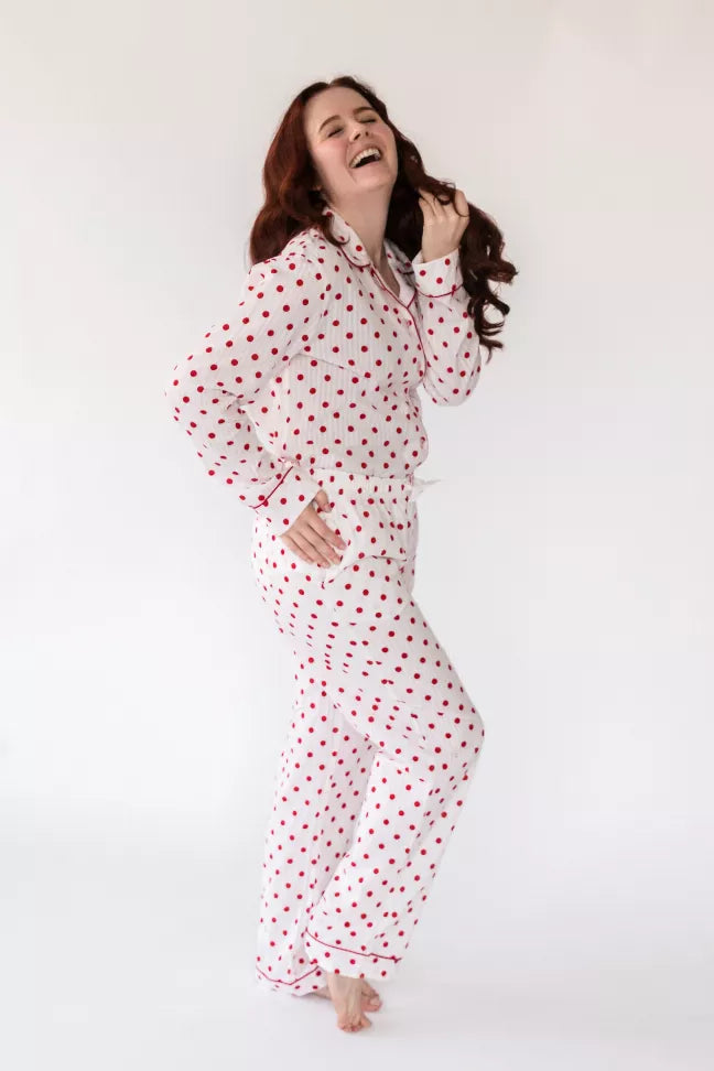 Myra Women's Long Sleeve Shirt & Pajama Set Alto Modas