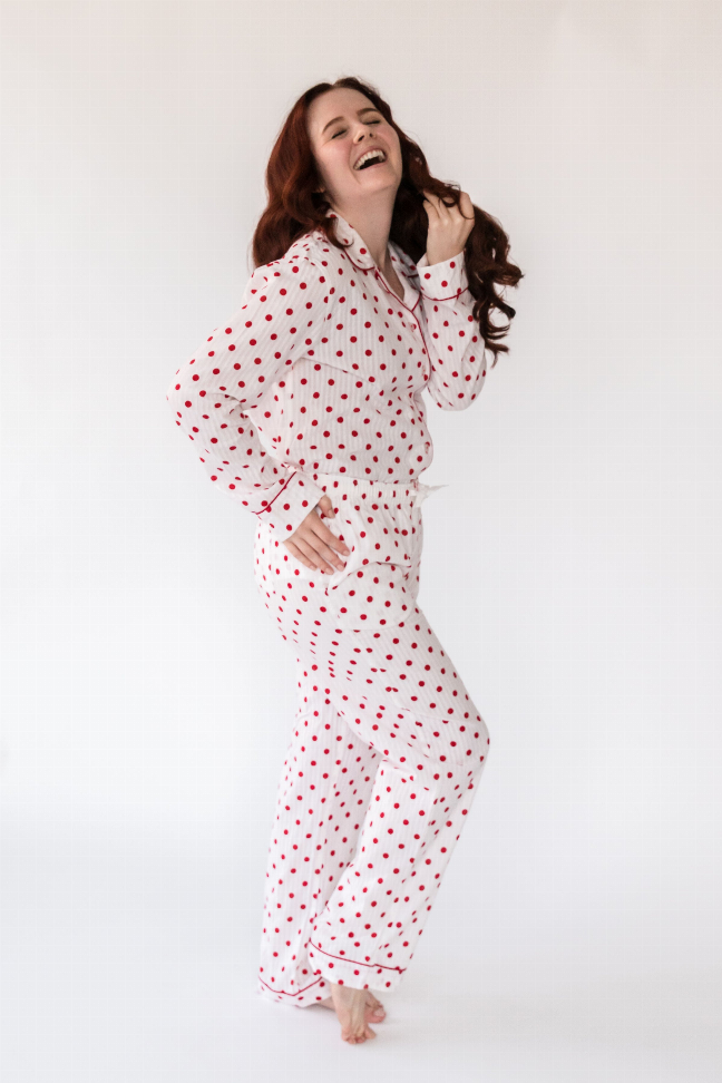 Myra Women's Long Sleeve Shirt & Pajama Set Alto Modas