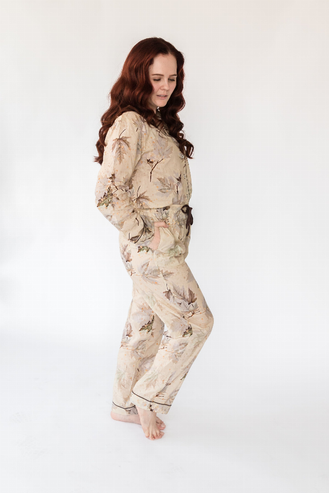 Myra Women's Long Sleeve Shirt & Pajama Set Alto Modas
