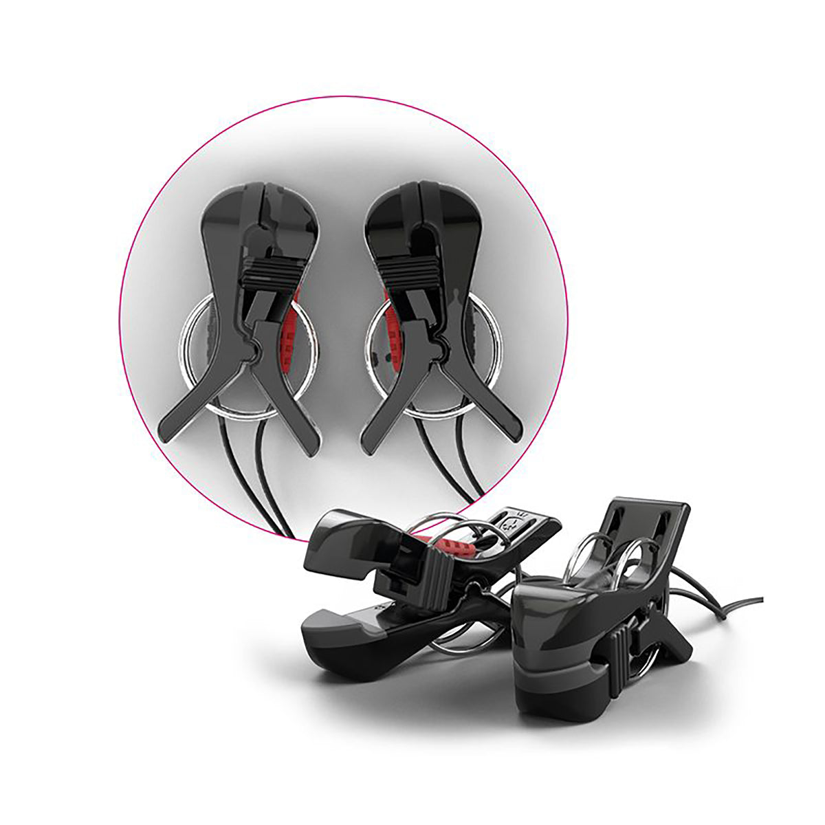 Mystim Barry Bite Bipolar E-Stim Clamps Mystim