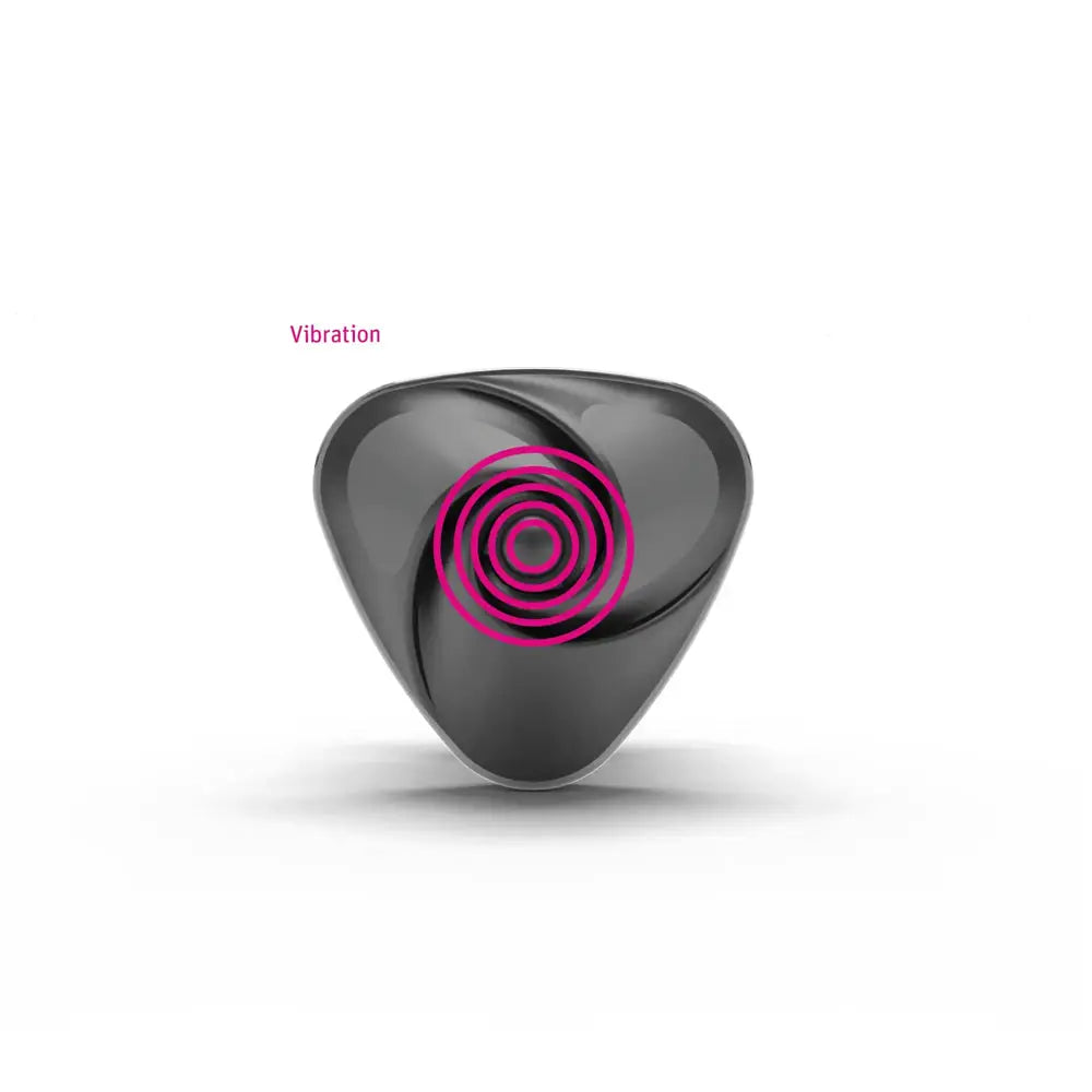Mystim Heart's Desire eStim Lay On Vibrator Black Mystim