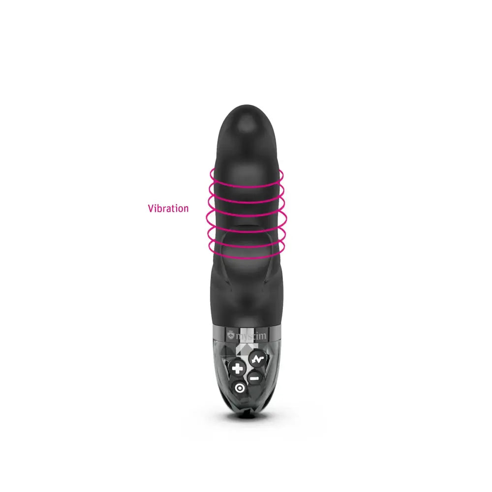Mystim Hop Hop Bob eStim Vibrator Black Mystim