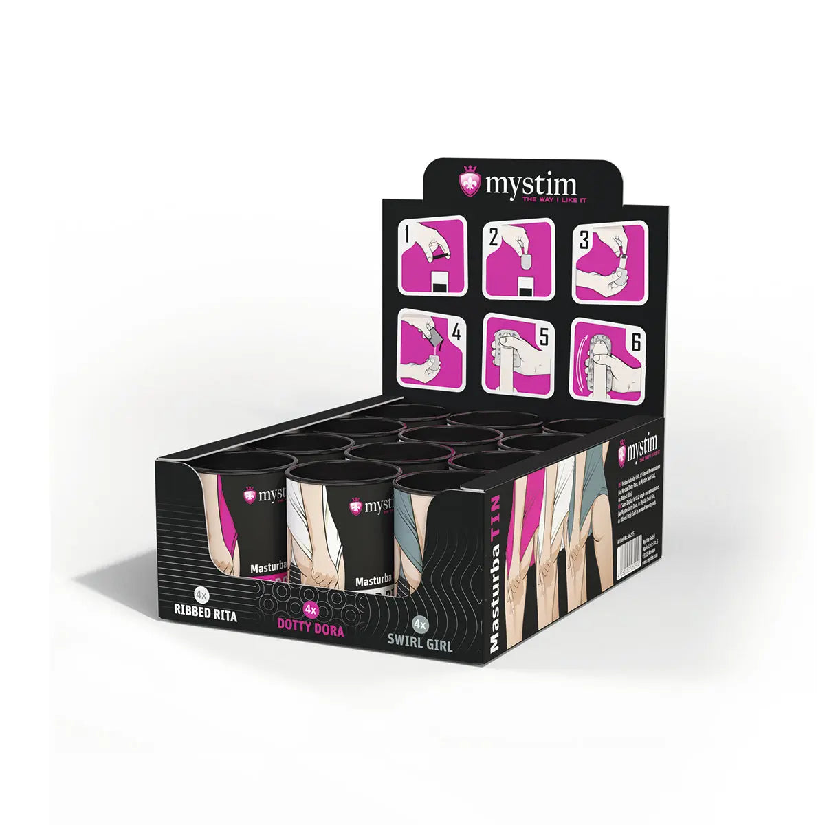 Mystim MasturbaTin 12pc Set Mystim