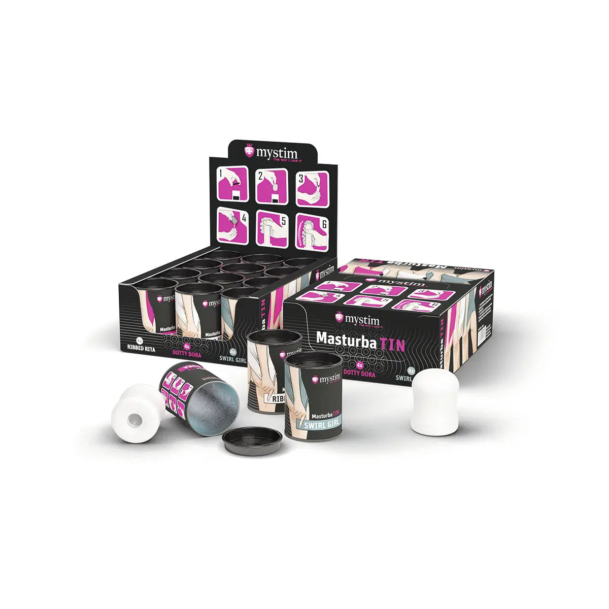Mystim MasturbaTin 12pc Set Mystim