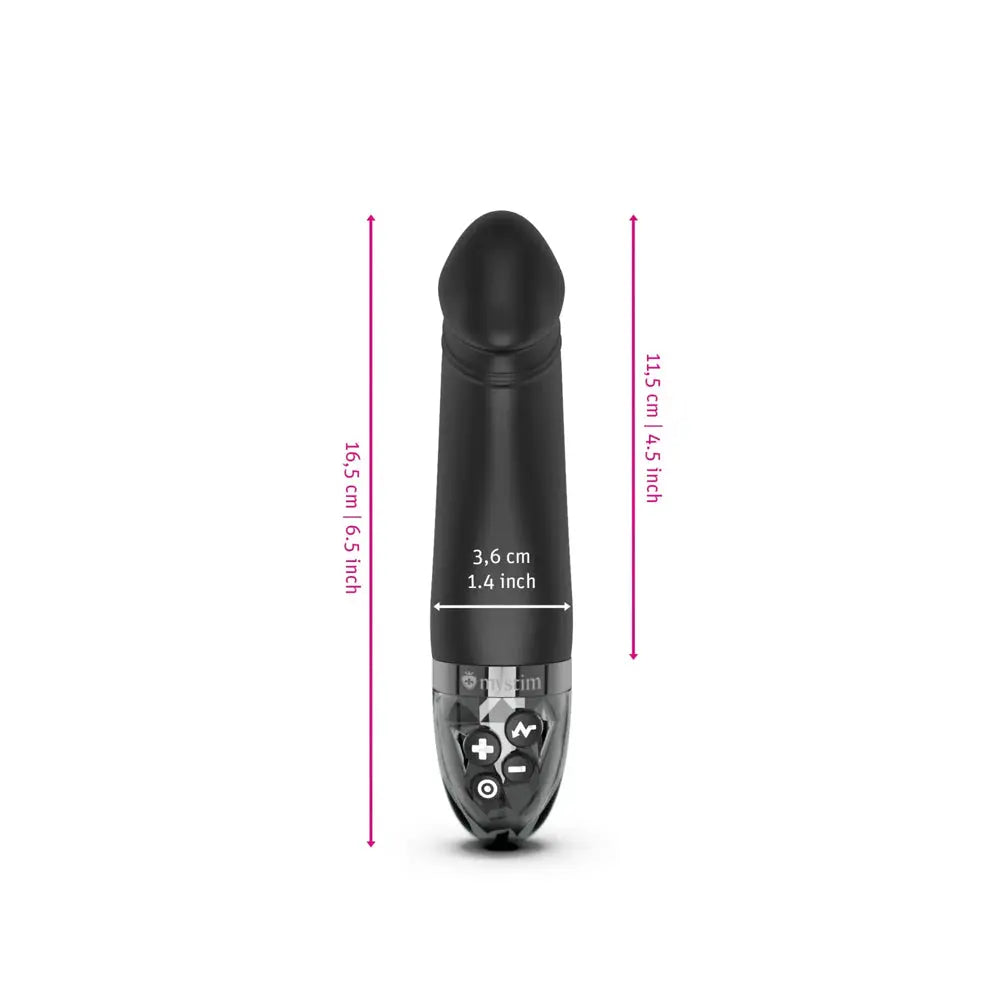 Mystim Real Deal Neal eStim Vibrator Black Mystim