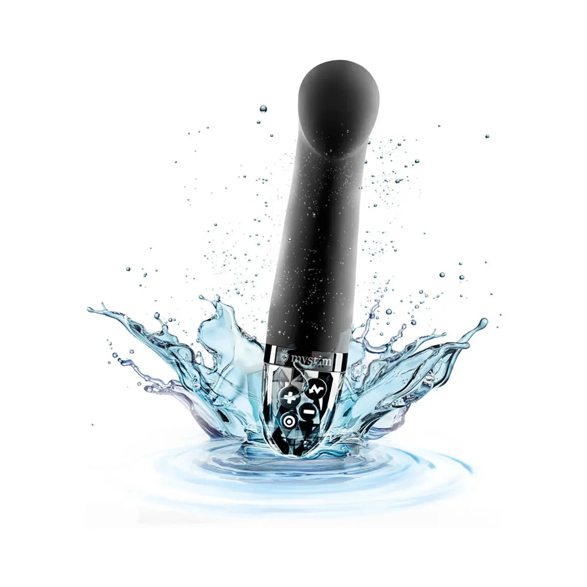 Mystim Right on Ron E-Stim Vibrator Blk Mystim
