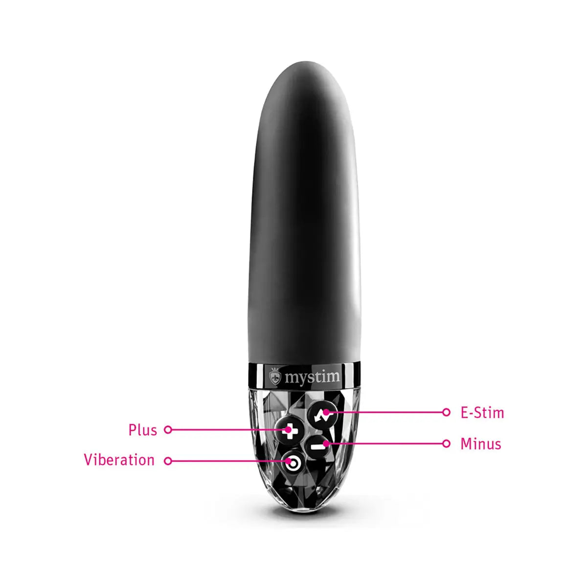 Mystim Sleak Freak E-Stim Vibrator Black Mystim
