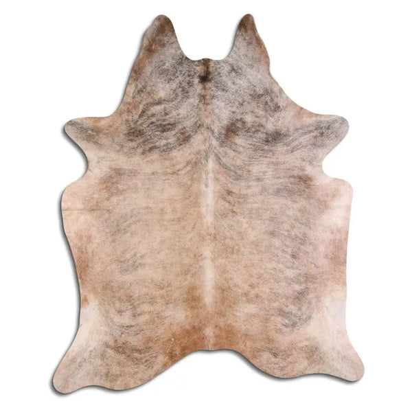 NATURAL HAIR ON COWHIDE BEIGE BRINDLE MODA-DBK